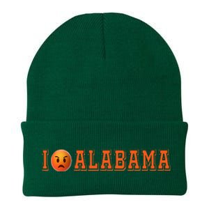 I Hate Alabama Blue And Orange Sports Fan Knit Cap Winter Beanie