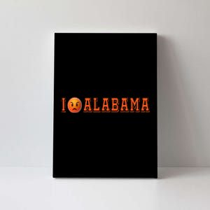 I Hate Alabama Blue And Orange Sports Fan Canvas