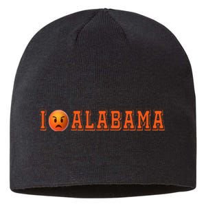 I Hate Alabama Blue And Orange Sports Fan Sustainable Beanie