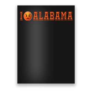 I Hate Alabama Blue And Orange Sports Fan Poster