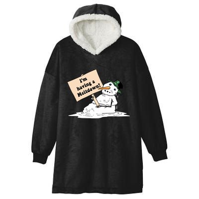 I'm Having A Meltdown Hooded Wearable Blanket