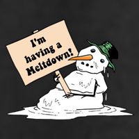 I'm Having A Meltdown Microfiber Hand Towel