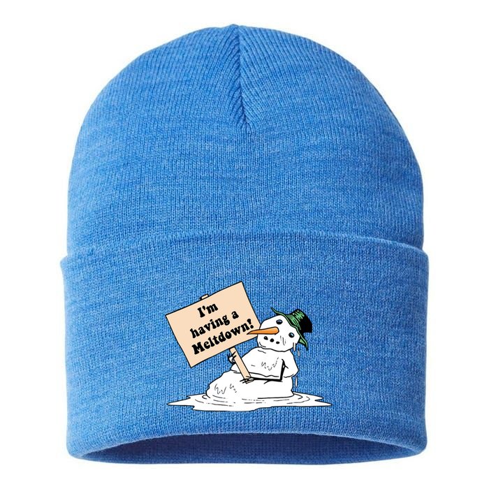 I'm Having A Meltdown Sustainable Knit Beanie