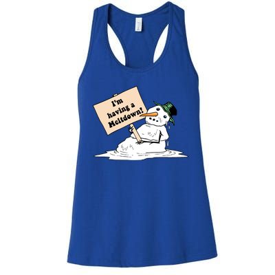 I'm Having A Meltdown Women's Racerback Tank