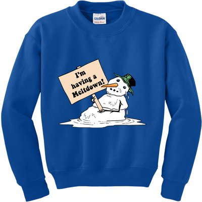 I'm Having A Meltdown Kids Sweatshirt