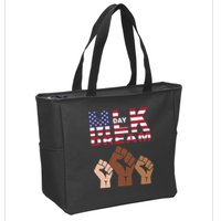 I Have A Dream Mlk Day Fist Up Zip Tote Bag