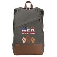 I Have A Dream Mlk Day Fist Up Cotton Canvas Backpack