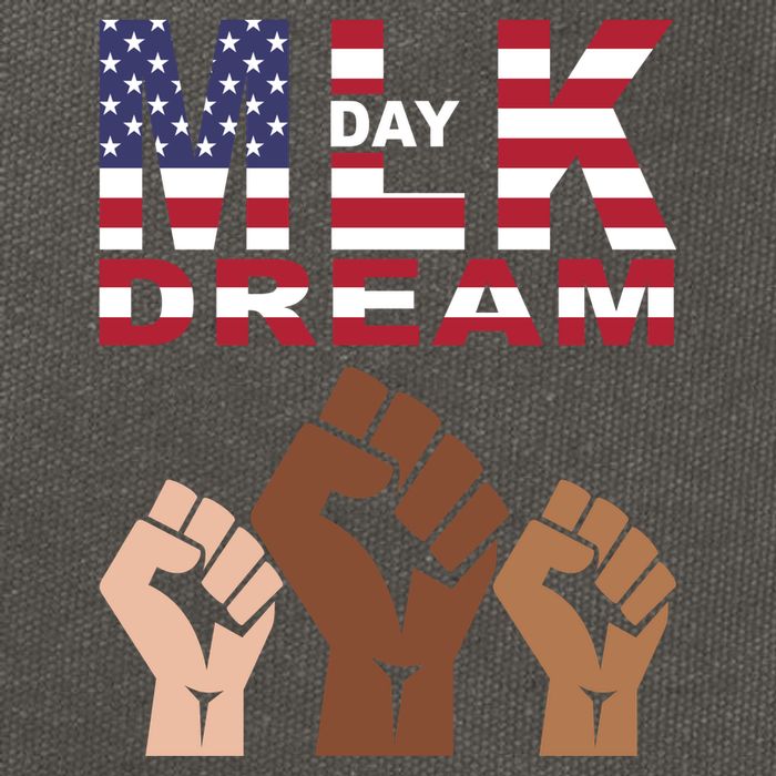I Have A Dream Mlk Day Fist Up Cotton Canvas Backpack