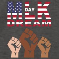 I Have A Dream Mlk Day Fist Up Vector Backpack