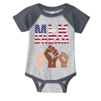 I Have A Dream Mlk Day Fist Up Infant Baby Jersey Bodysuit