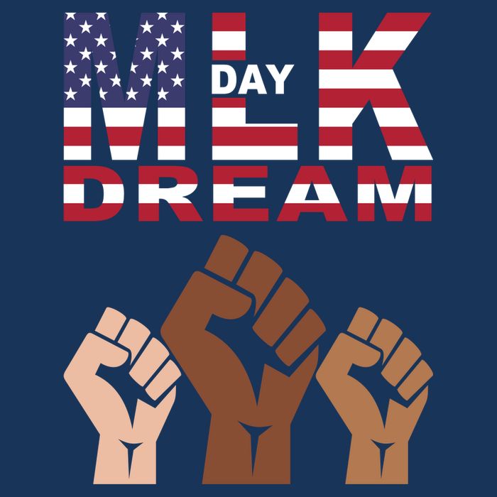 I Have A Dream Mlk Day Fist Up Infant Baby Jersey Bodysuit
