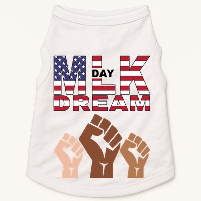 I Have A Dream Mlk Day Fist Up Doggie Tank