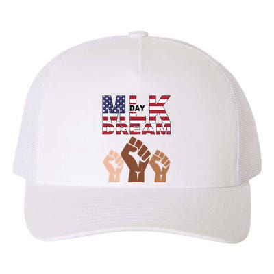 I Have A Dream Mlk Day Fist Up Yupoong Adult 5-Panel Trucker Hat