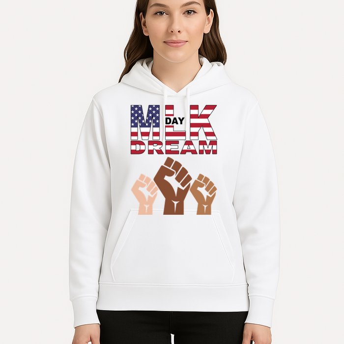 I Have A Dream Mlk Day Fist Up Hoodie