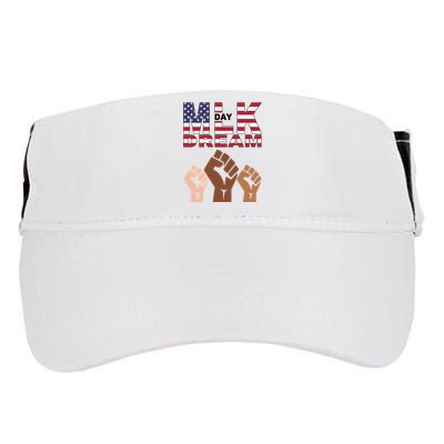 I Have A Dream Mlk Day Fist Up Adult Drive Performance Visor