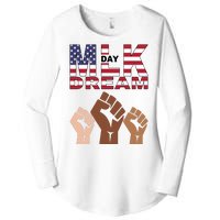 I Have A Dream Mlk Day Fist Up Women's Perfect Tri Tunic Long Sleeve Shirt