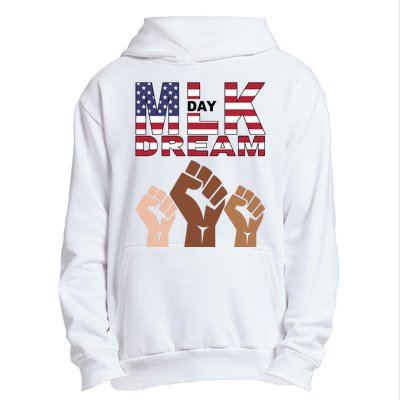 I Have A Dream Mlk Day Fist Up Urban Pullover Hoodie