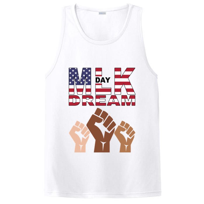 I Have A Dream Mlk Day Fist Up PosiCharge Competitor Tank