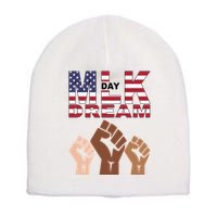 I Have A Dream Mlk Day Fist Up Short Acrylic Beanie