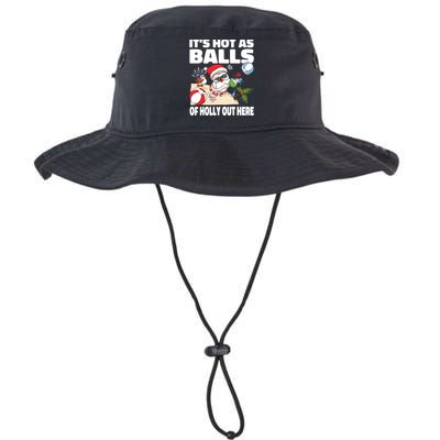 It’s Hot As Balls Of Holly Out Here Christmas In July Gift Legacy Cool Fit Booney Bucket Hat