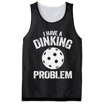 I Have A Dinking Problem Pickle Ball Jokes Funny Pickleball Mesh Reversible Basketball Jersey Tank