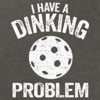 I Have A Dinking Problem Pickle Ball Jokes Funny Pickleball Cotton Canvas Backpack