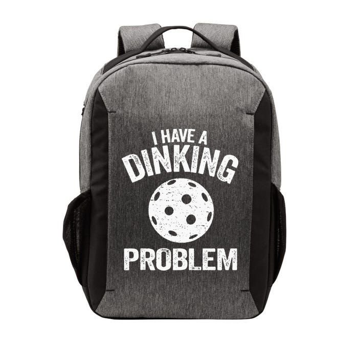 I Have A Dinking Problem Pickle Ball Jokes Funny Pickleball Vector Backpack
