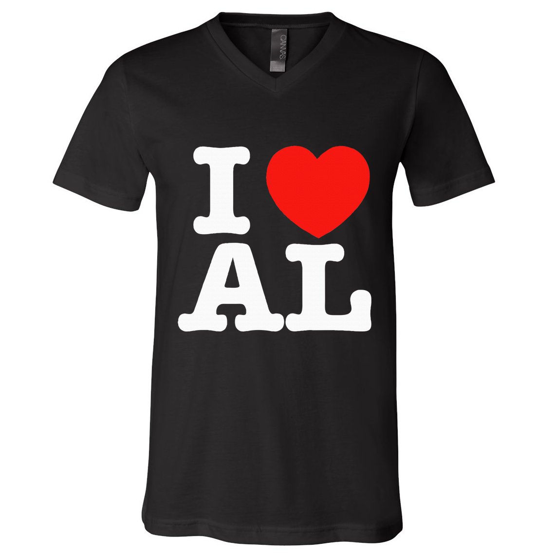 I Heart Alabama Love V-Neck T-Shirt