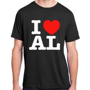 I Heart Alabama Love Adult ChromaSoft Performance T-Shirt