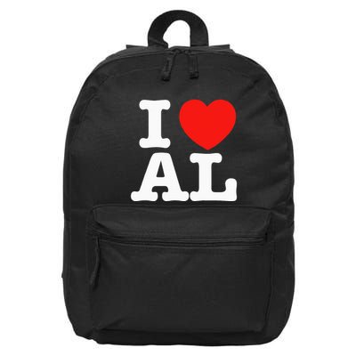 I Heart Alabama Love 16 in Basic Backpack