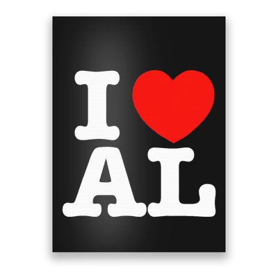 I Heart Alabama Love Poster