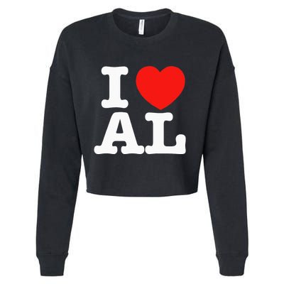 I Heart Alabama Love Cropped Pullover Crew