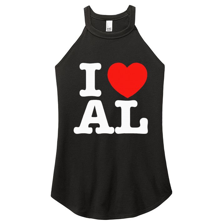 I Heart Alabama Love Women's Perfect Tri Rocker Tank