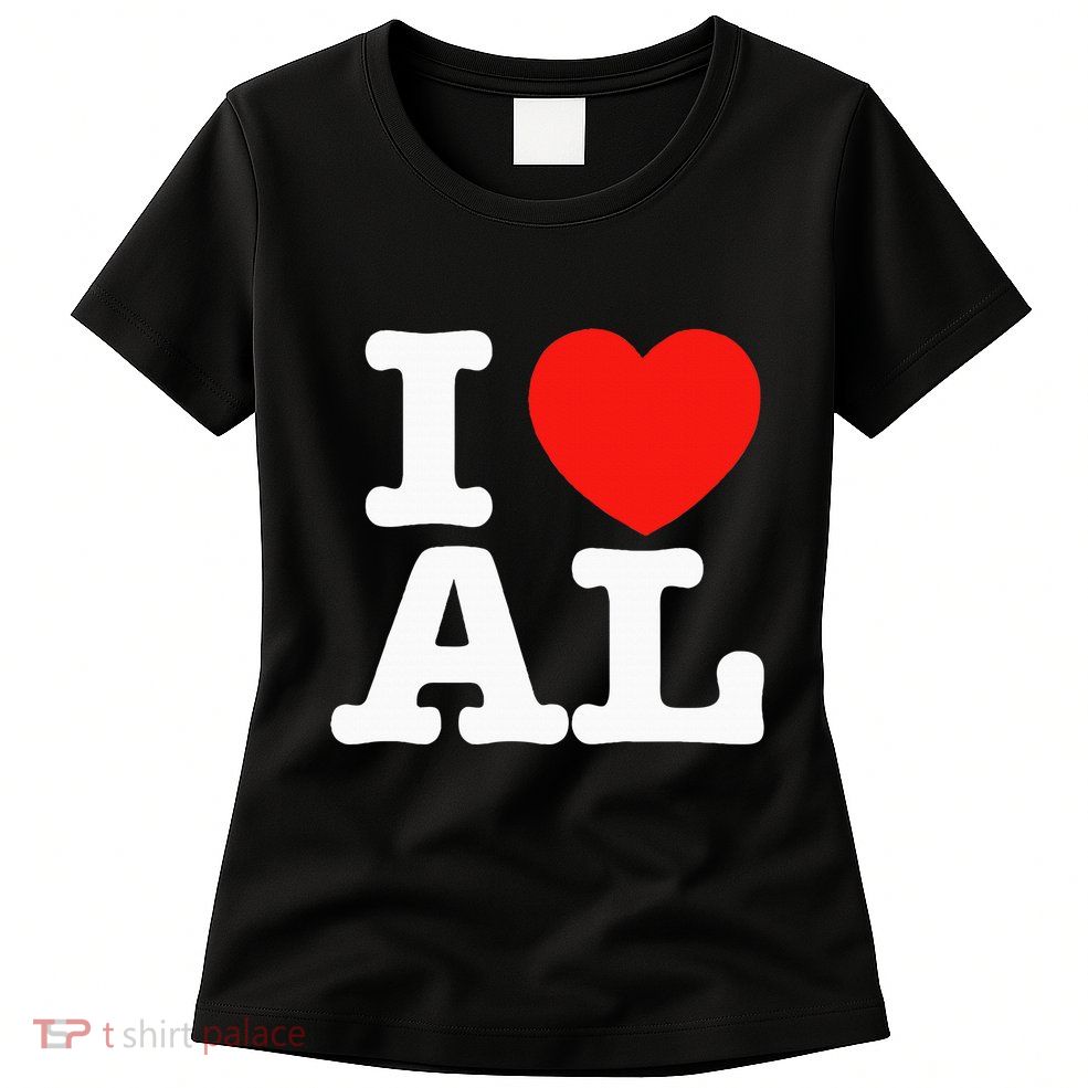 I Heart Alabama Love Womens T-Shirt