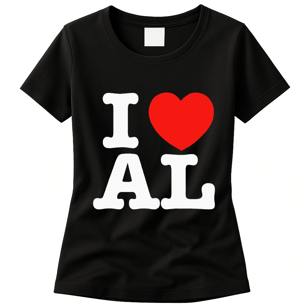 I Heart Alabama Love Womens T-Shirt