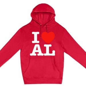 I Heart Alabama Love Premium Pullover Hoodie