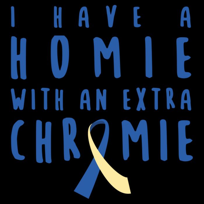 I Have A Homie With An Extra Chromie Down Syndrome Awareness Cool Gift Flat Bill Trucker Hat