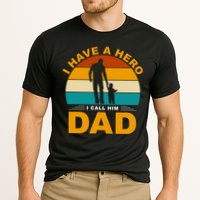 I Have A Hero I Call Him Dad Retro Sunset Performance Shirt