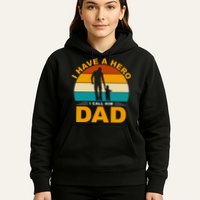 I Have A Hero I Call Him Dad Retro Sunset Hoodie