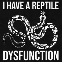 I Have A Reptile Dysfunction Snake Lover Reptiles Zoology Ladies PosiCharge Tri-Blend Wicking Tank