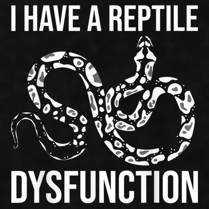 I Have A Reptile Dysfunction Snake Lover Reptiles Zoology Ladies PosiCharge Tri-Blend Wicking Tank