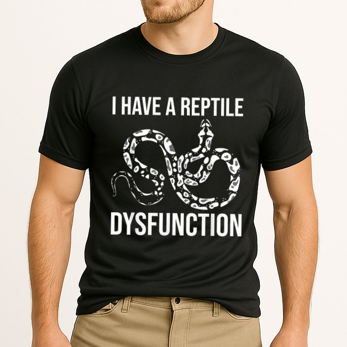 I Have A Reptile Dysfunction Snake Lover Reptiles Zoology Performance Shirt