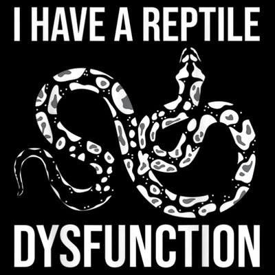 I Have A Reptile Dysfunction Snake Lover Reptiles Zoology T-Shirt