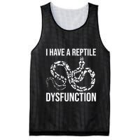 I Have A Reptile Dysfunction Snake Lover Reptiles Zoology Mesh Reversible Basketball Jersey Tank