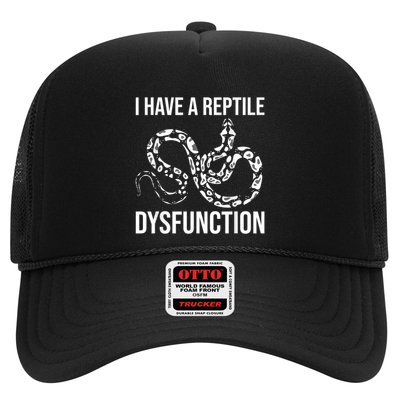 I Have A Reptile Dysfunction Snake Lover Reptiles Zoology Trucker Hat