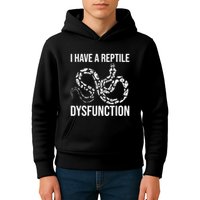 I Have A Reptile Dysfunction Snake Lover Reptiles Zoology Kids Hoodie