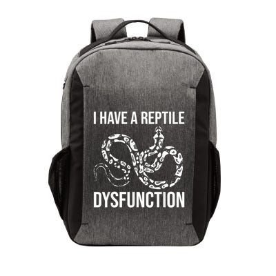 I Have A Reptile Dysfunction Snake Lover Reptiles Zoology Vector Backpack