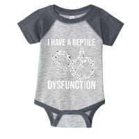 I Have A Reptile Dysfunction Snake Lover Reptiles Zoology Infant Baby Jersey Bodysuit
