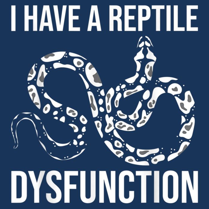 I Have A Reptile Dysfunction Snake Lover Reptiles Zoology Infant Baby Jersey Bodysuit