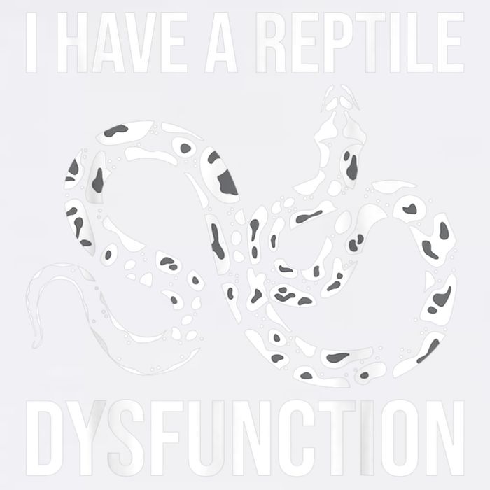 I Have A Reptile Dysfunction Snake Lover Reptiles Zoology Garment-Dyed Sweatshirt